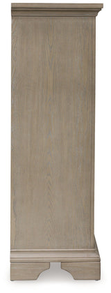 Vallardia - Five Drawer Chest - Light Grayish Brown