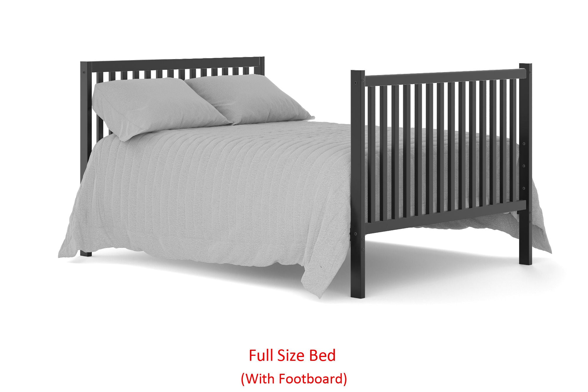 Crib 5 In 1 Convertible, Converts From Baby Crib To Toddler Bed, Fits Standard Full Size Crib Mattress