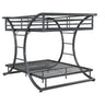 Stephan - Metal Bunk Bed Dark Gray Full over Full by CoasterElevations | Bel Furniture
