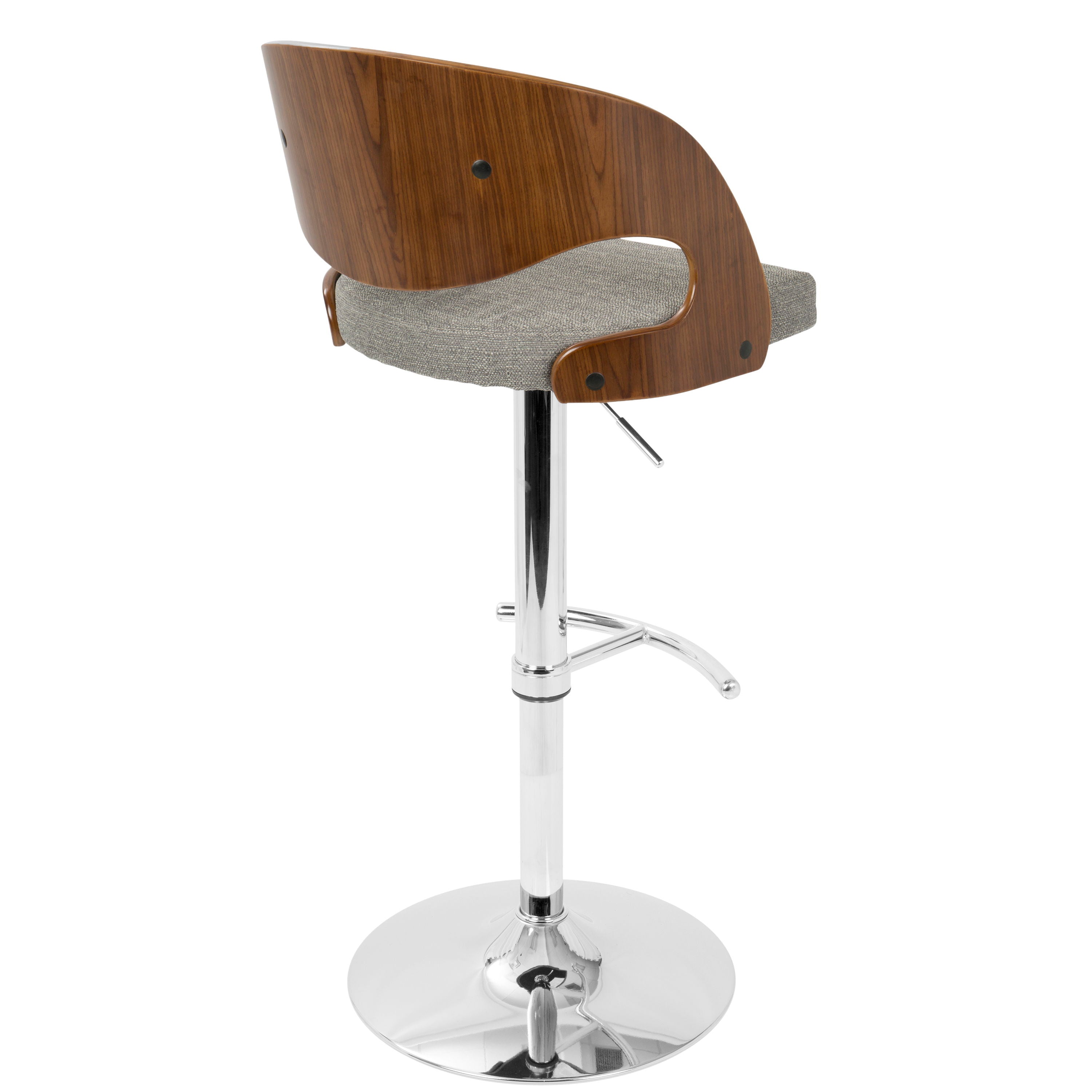 Pino - Mid Century Modern Adjustable Barstool With Swivel