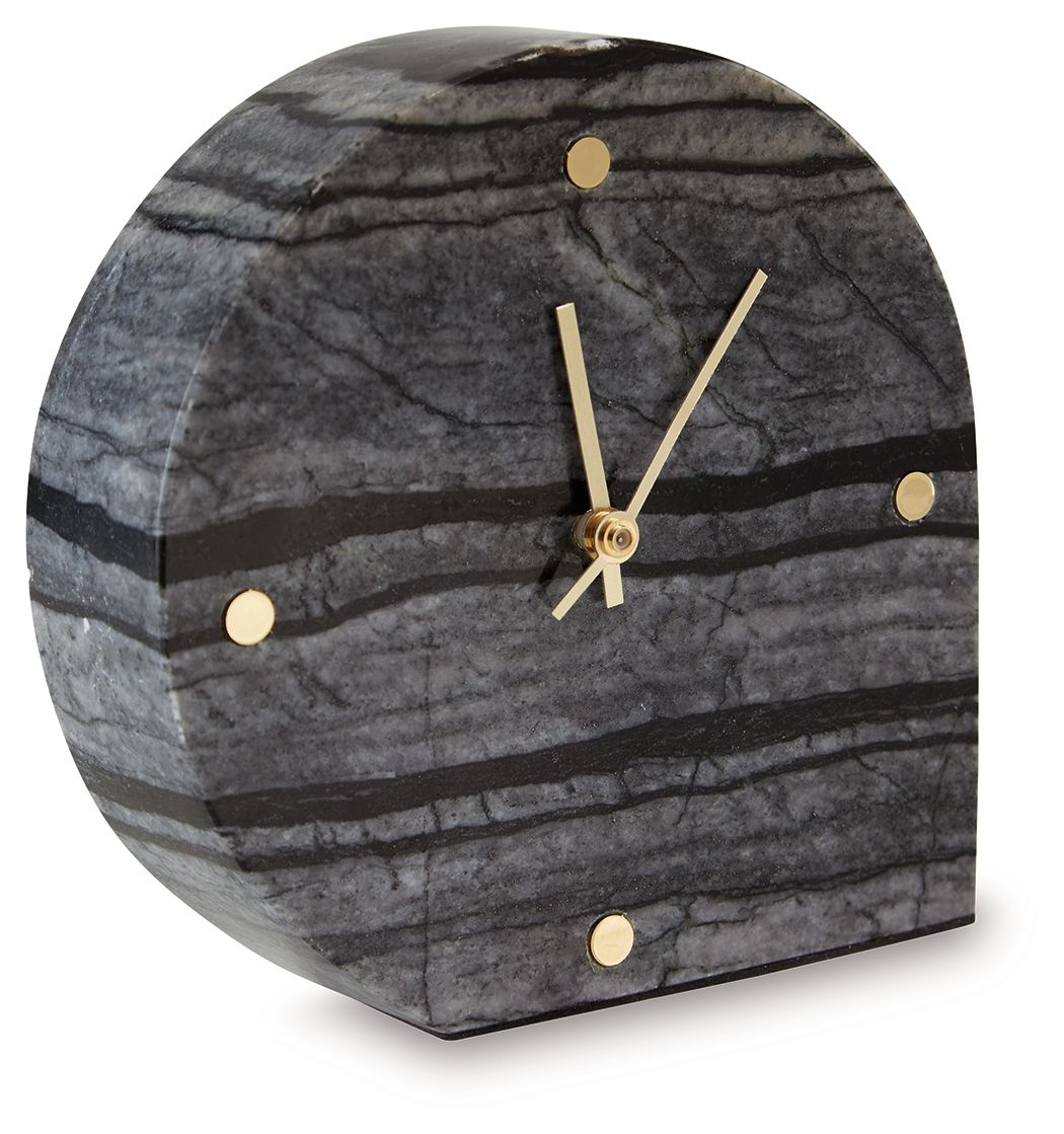 Janmour - Table Clock by Signature Design by Ashley® | Bel Furniture