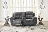 Frohn - Dbl Reclining Loveseat With Console by Signature Design by Ashley® | Bel Furniture