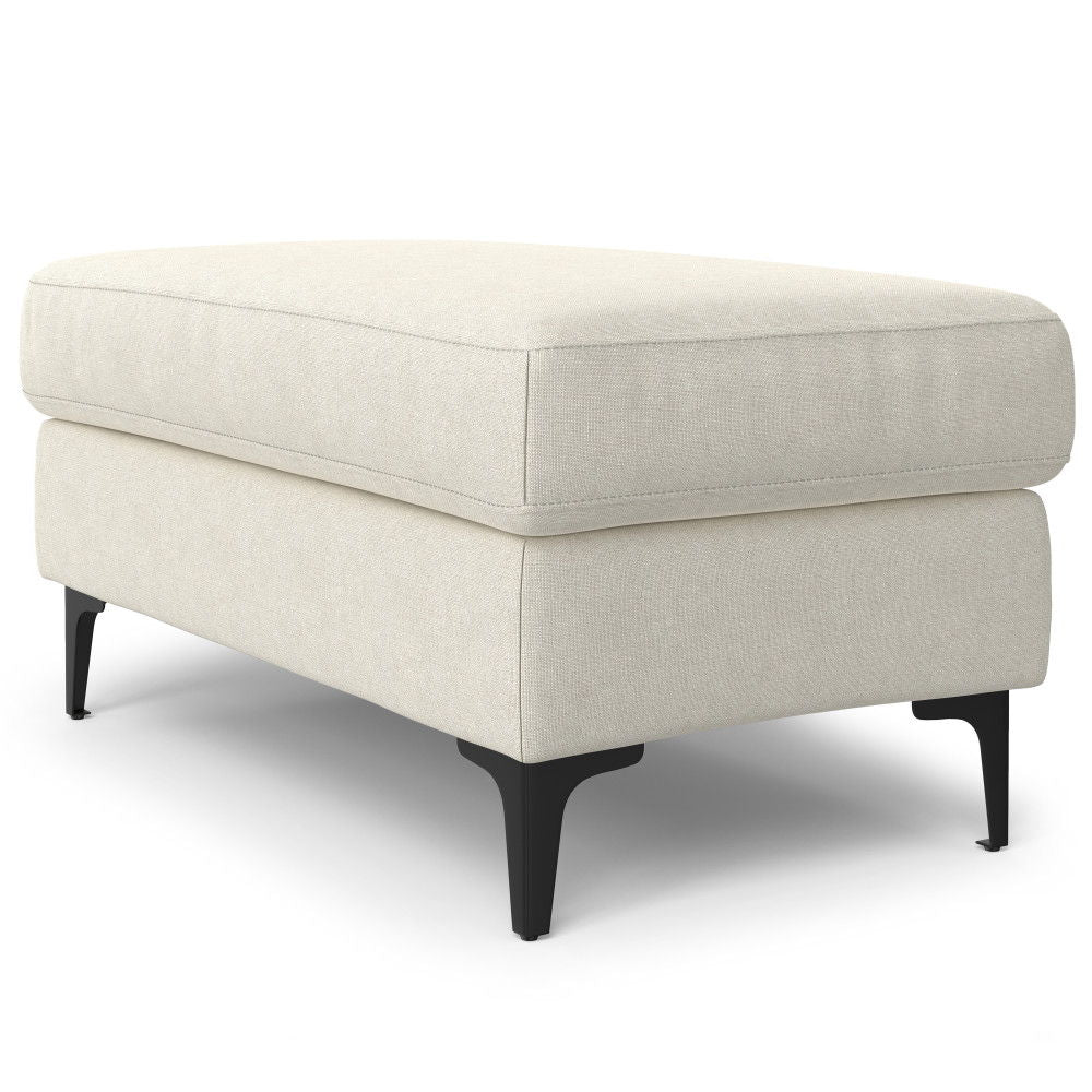 Ava - Versatile Mid Century Ottoman by Simpli-Home | Bel Furniture