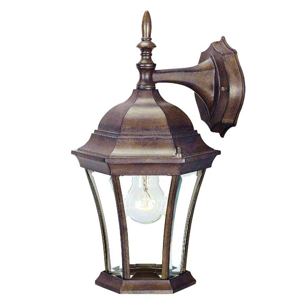 Hanging Carousel Lantern Wall Light - Dark Brown