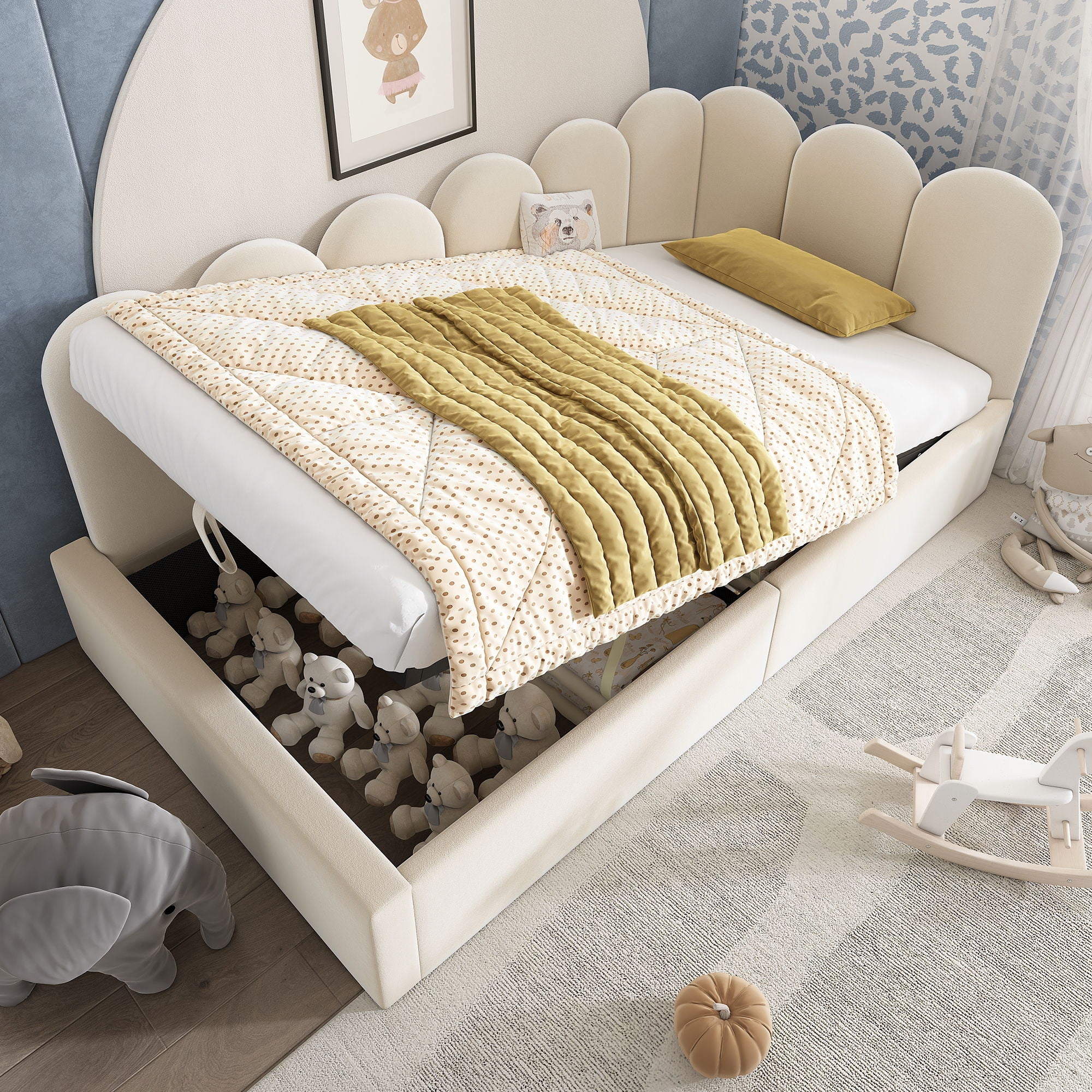 Bel Furniture Upholstered Daybed - Thumbnail 4