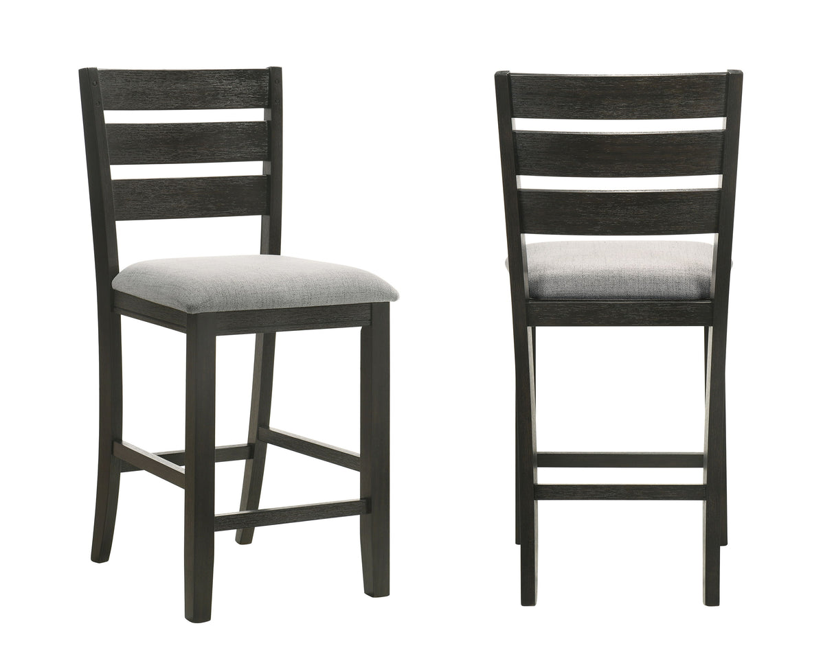 Bardstown - Counter Chair (Set of 2) - Wheat / Charcoal by Crown Mark | Bel Furniture