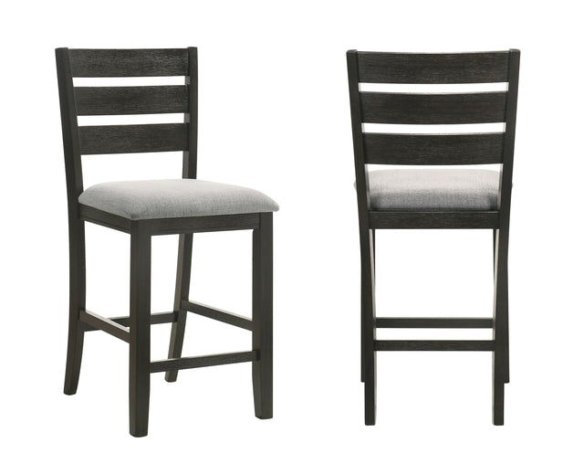 Bardstown - Counter Chair (Set of 2) - Wheat / Charcoal by Crown Mark | Bel Furniture