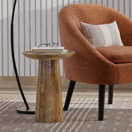 Dayton - Wooden Accent Table - Natural by Simpli-Home | Bel Furniture