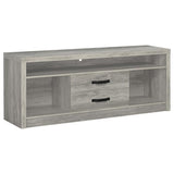 Burke - 3 Piece TV Entertainment Center - Gray Driftwood