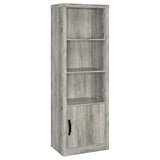 Burke - 3 Piece TV Entertainment Center - Gray Driftwood