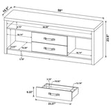 Burke - 3 Piece TV Entertainment Center - Gray Driftwood