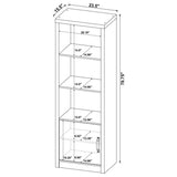 Burke - 3 Piece TV Entertainment Center - Gray Driftwood