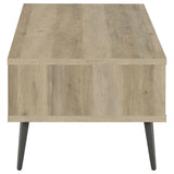 Welsh - 1-Drawer Engineered Wood Coffee Table Antique Pine - Distressed Pine