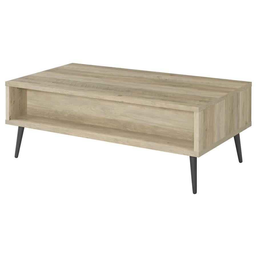 Welsh - 1-Drawer Engineered Wood Coffee Table Antique Pine - Distressed Pine