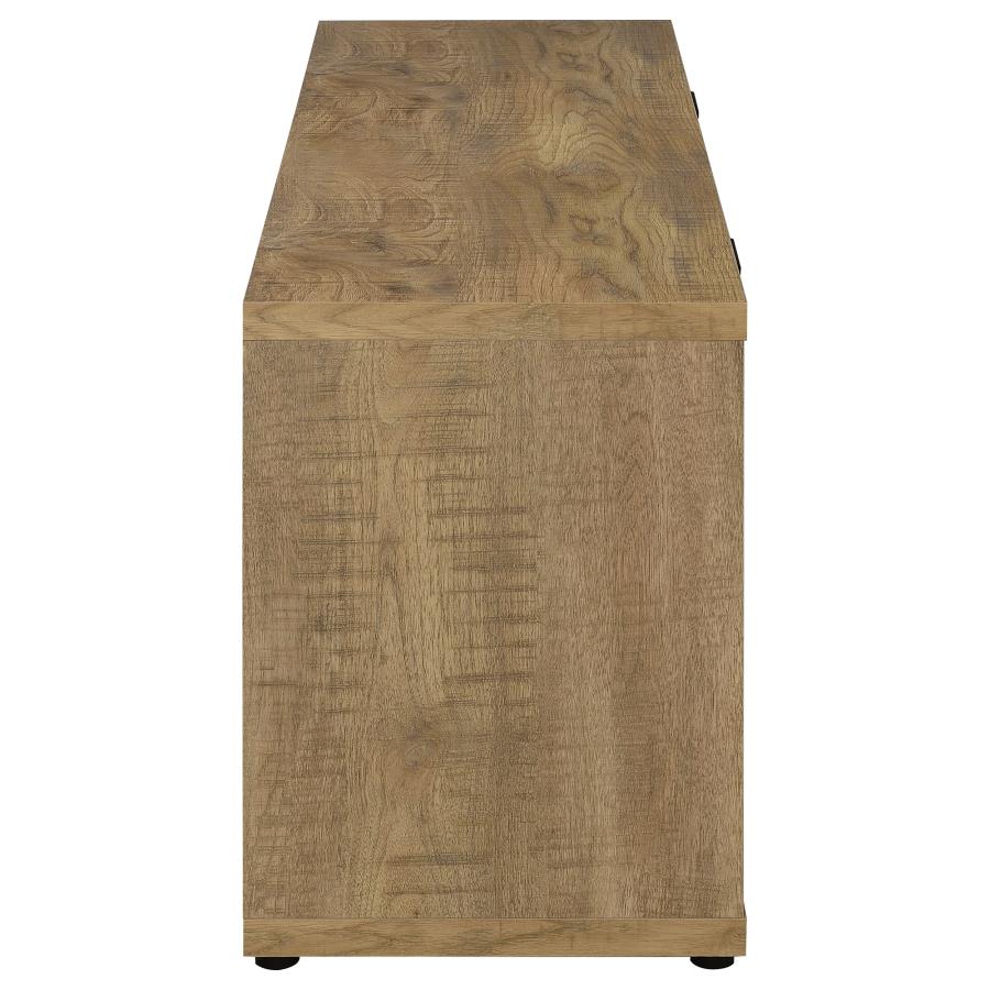 Tabby - 4 Door Engineered Wood TV Stand - Mango