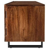Trask - Wood TV Stand Media Console - Mango Brown