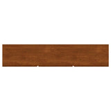 Trask - Wood TV Stand Media Console - Mango Brown