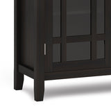 Bedford - Medium Storage Cabinet - Hickory Brown by Simpli-Home | Bel Furniture