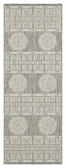 Sunshine - 2'7" X 7'3" Indoor / Outdoor Area Rug Gray by Icona Home Decor | Bel Furniture