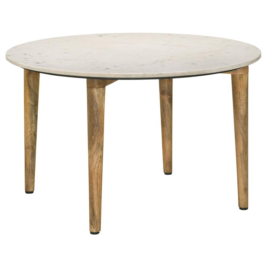 Aldis Round Marble Top Table