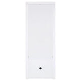 Jude - 3-Shelf Engineered Wood Media Tower - High Gloss White
