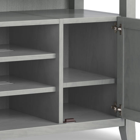 Amherst - TV Media Stand, Handcrafted by Simpli-Home | Bel Furniture