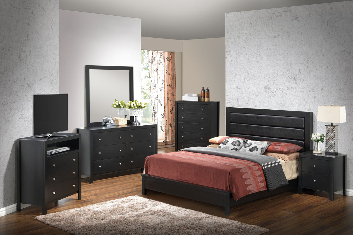 Transitional Modern Design Bed