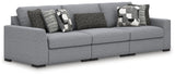 Bealton - Sectional Gray 3 Pc. Sectional by Benchcraft® | Bel Furniture