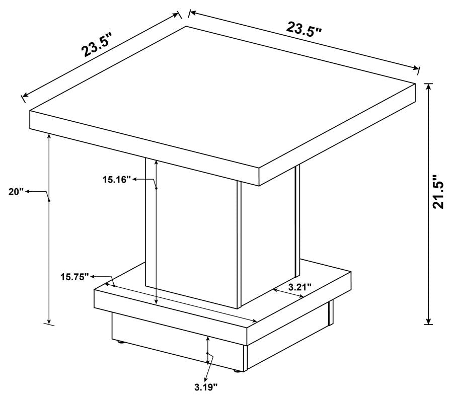 Reston - Engineered Wood Table