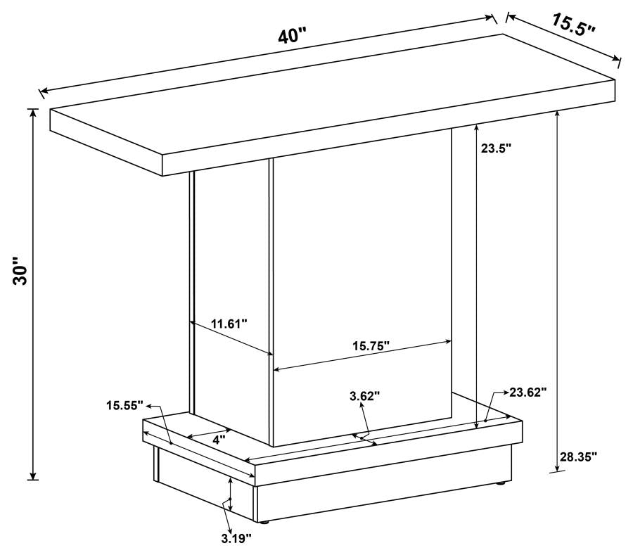 Reston - Engineered Wood Table