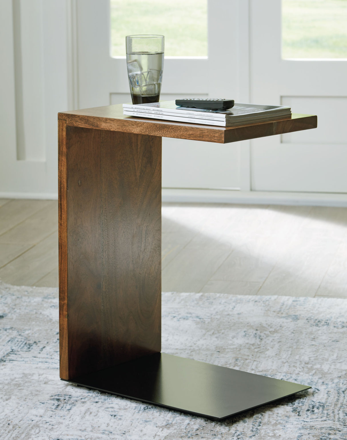 Wimshaw - Brown / Black - Accent Table by Signature Design by Ashley® | Bel Furniture
