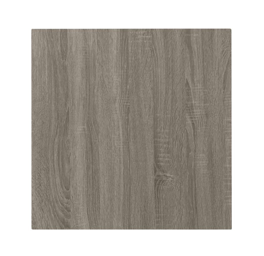 Birdie Square Engineered Wood End Table Sonoma Grey