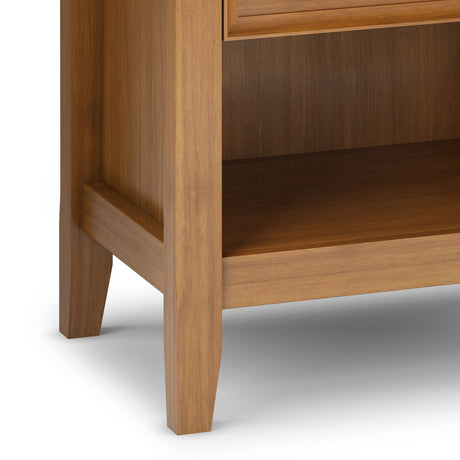Amherst - Bedside Table, Handcrafted by Simpli-Home | Bel Furniture