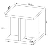 Cortona - Square Engineered Wood Table
