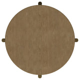 Arini - Round End Side Table With Storage Shelf