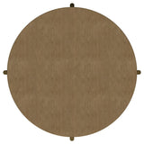 Arini - Round Coffee Table With Storage Shelf