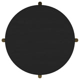 Arini - Round End Side Table With Storage Shelf