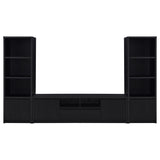 Winfield - 3-Sheld Media Tower Entertainment Pier - Black