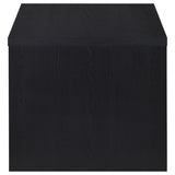 Knapp - Engineered Wood Square Side End Table - Black