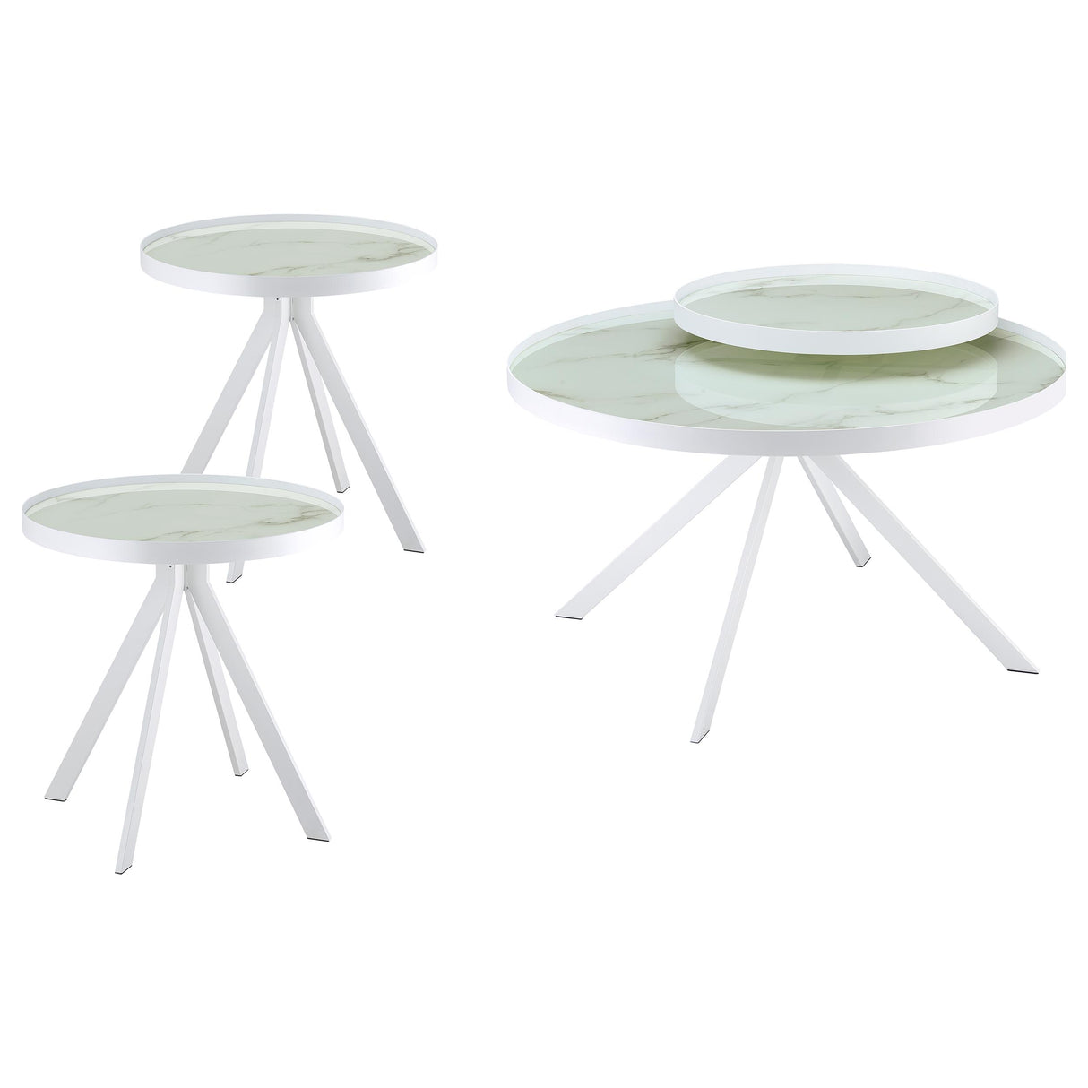 Briggs - Round Coffee And End Table Set