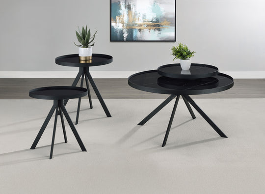 Briggs - Round Coffee And End Table Set