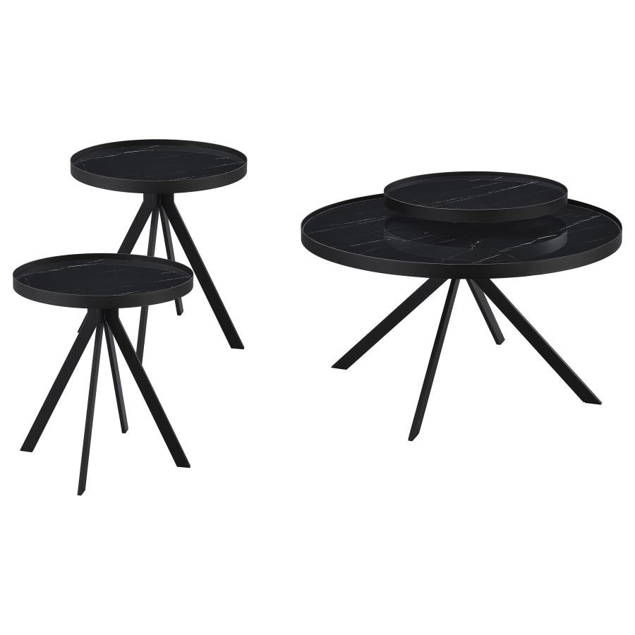 Briggs - Round Coffee And End Table Set