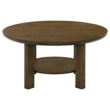 Ottowa - Round Wood Coffee Table Set