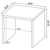 Canoga - Engineered Wood Accent Side End Table - Light Oak