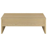 Canoga - Lift Top Cocktail Coffee Table Set - Light Oak
