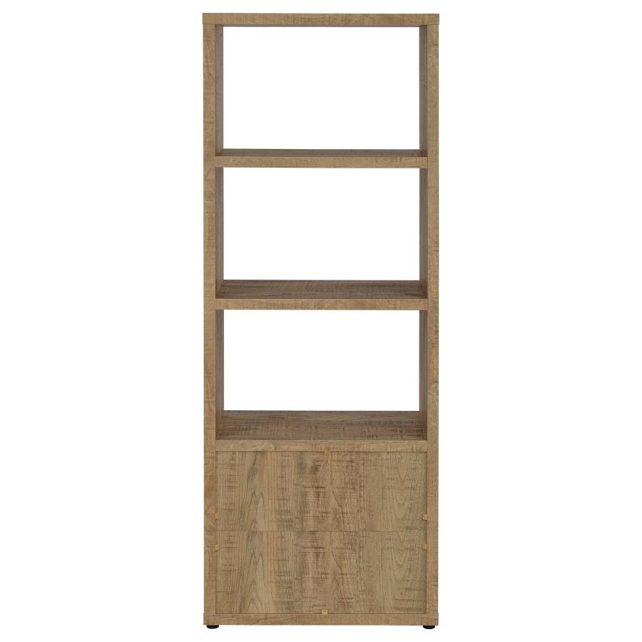 Tabby - 3-Shelf Engineered Wood Media Tower - Mango by Coaster Fine Furniture | Bel Furniture