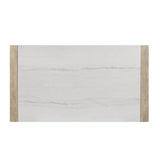Vanilla - Real Marble Dining Table - Beige / Light Natural