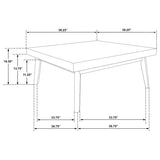 Westerly - Square Wood Coffee Table - Walnut Brown
