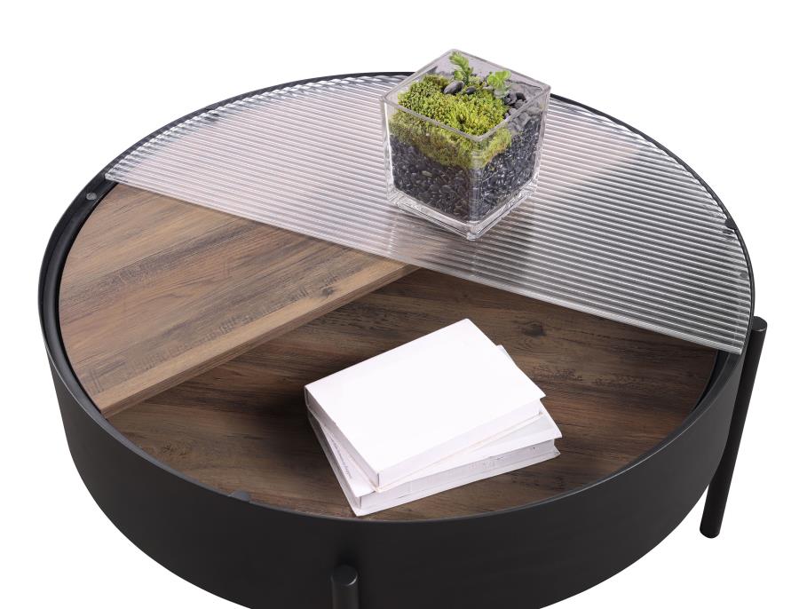 Ozella - Round Coffee Table Set