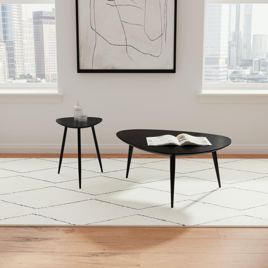 Odessa Triangular Coffee And End Table Set
